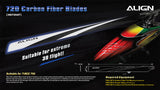 720mm Carbon Fiber Blades HD720A